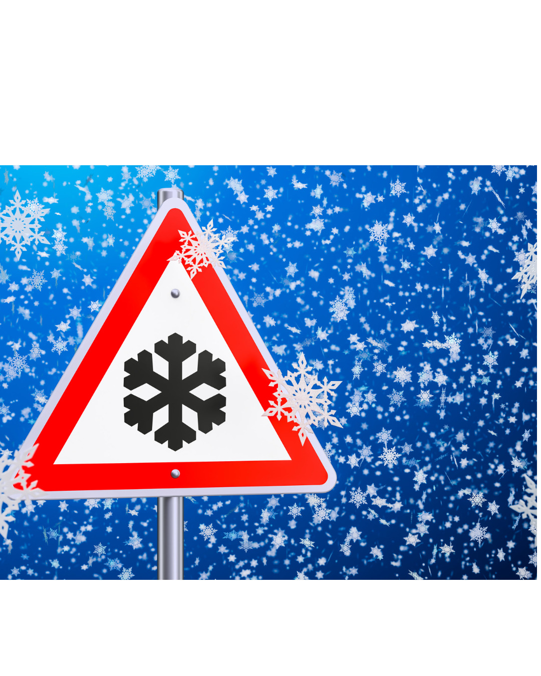 雪に注意してください！